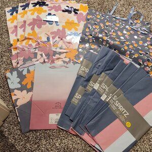 NEW spritz floral, confetti and ombre gift bags plus Tissue paper